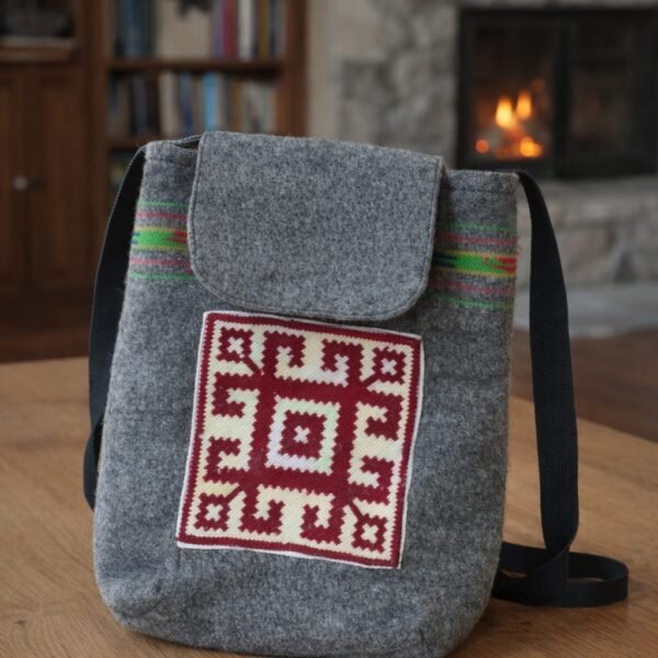 woolen hand bag