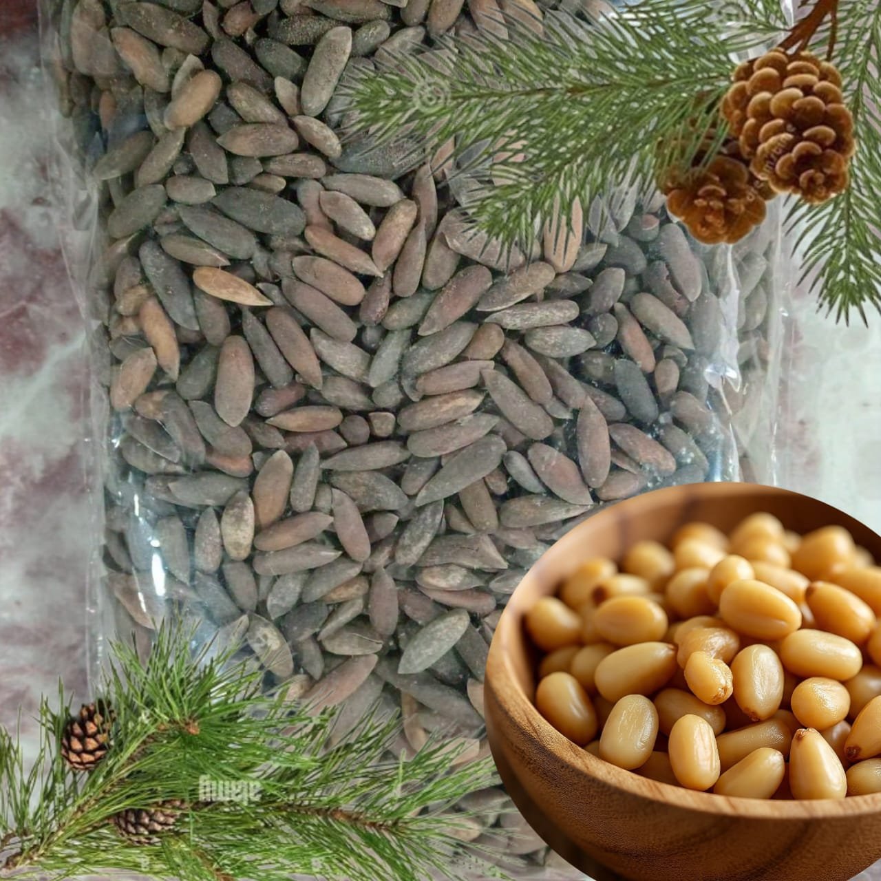 pine nut (chilgoza)half kg