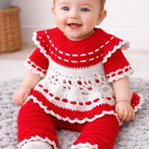 red & white